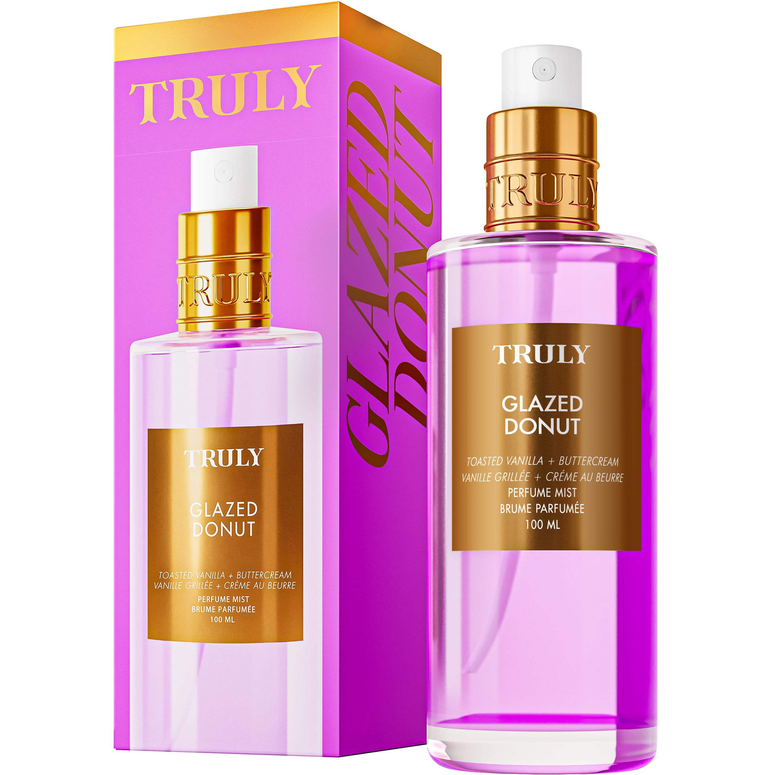 Truly Glazed Donut Perfume Mist – Toasted Vanilla & Whipped Buttercream