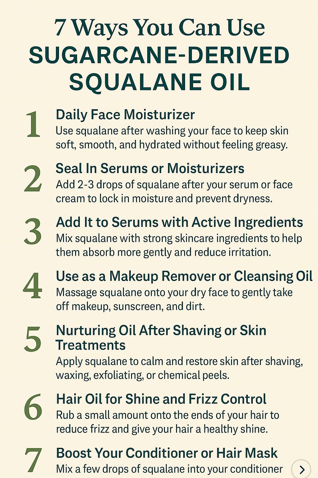 TruReliv Naturals 100% Pure Squalane Oil – Plant-Derived Hydration for All Skin Types
