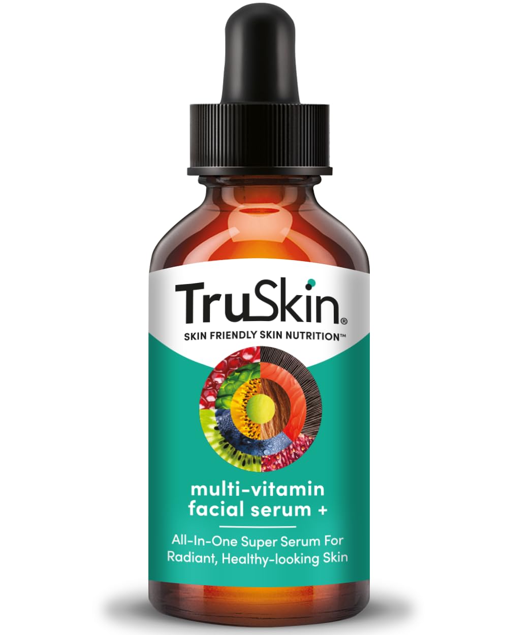 TruSkin Facial Serum with 11 Plant-Derived Vitamins & Minerals – Radiant, Healthy-Looking Skin | 1 fl oz