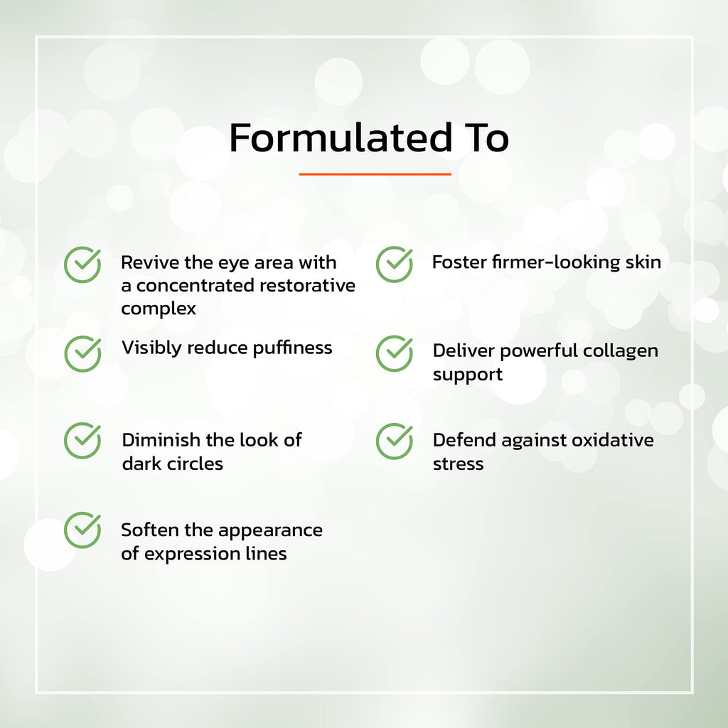TruSkin Peptide Eye Gel - Hydrating Under-Eye Care with Peptides, Hyaluronic Acid & Plant Stem Cells