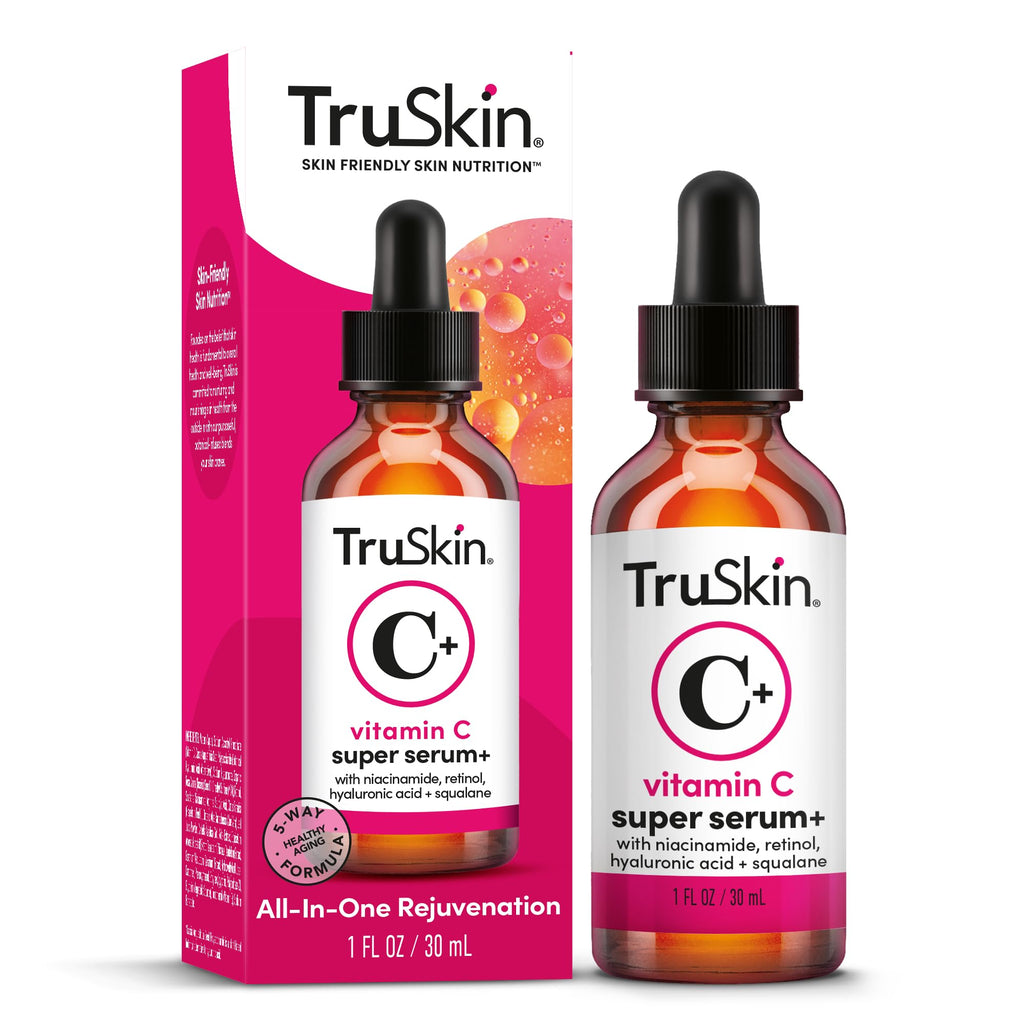 TruSkin Vitamin C Super Serum for Face – Multi-Active Anti-Aging Serum, 1 Fl Oz