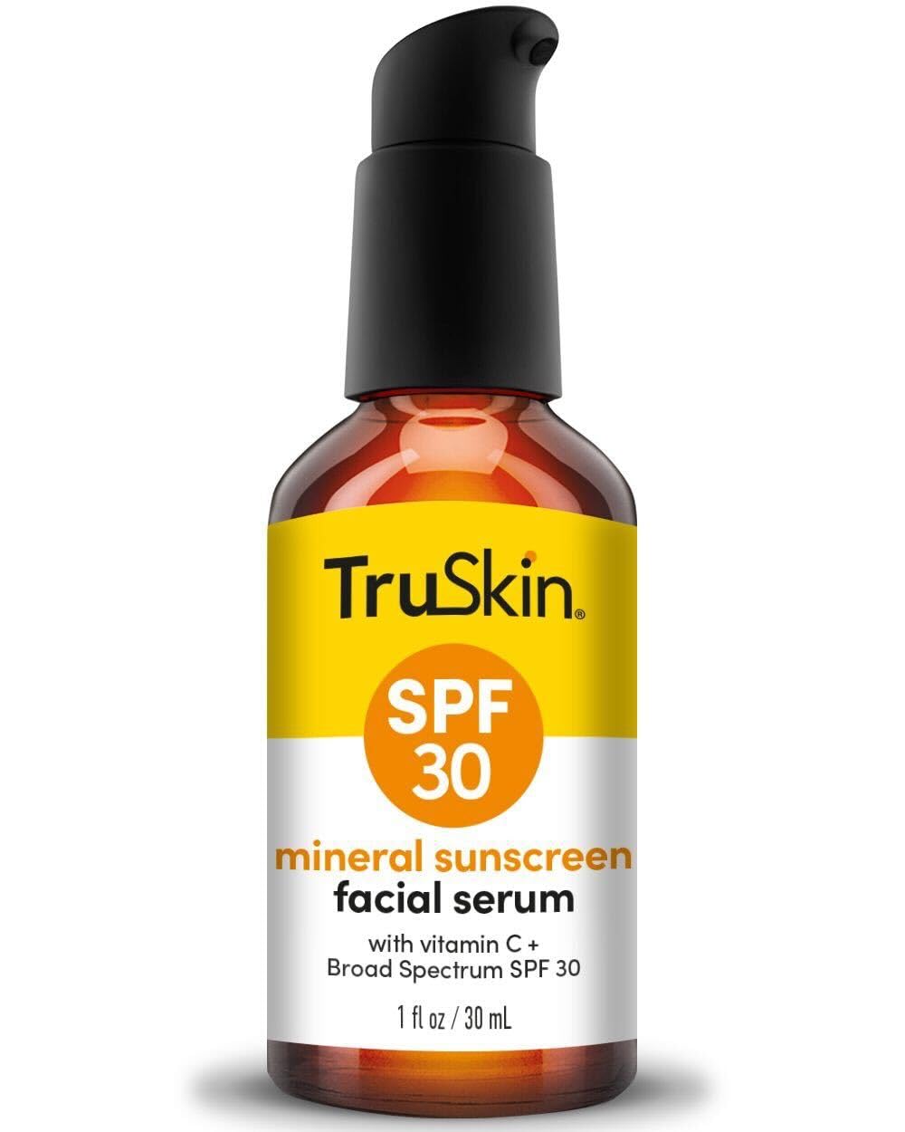 TruSkin Sunscreen Serum for Face SPF 30 – Universal Tint Mineral Sunscreen, Lightweight Finish