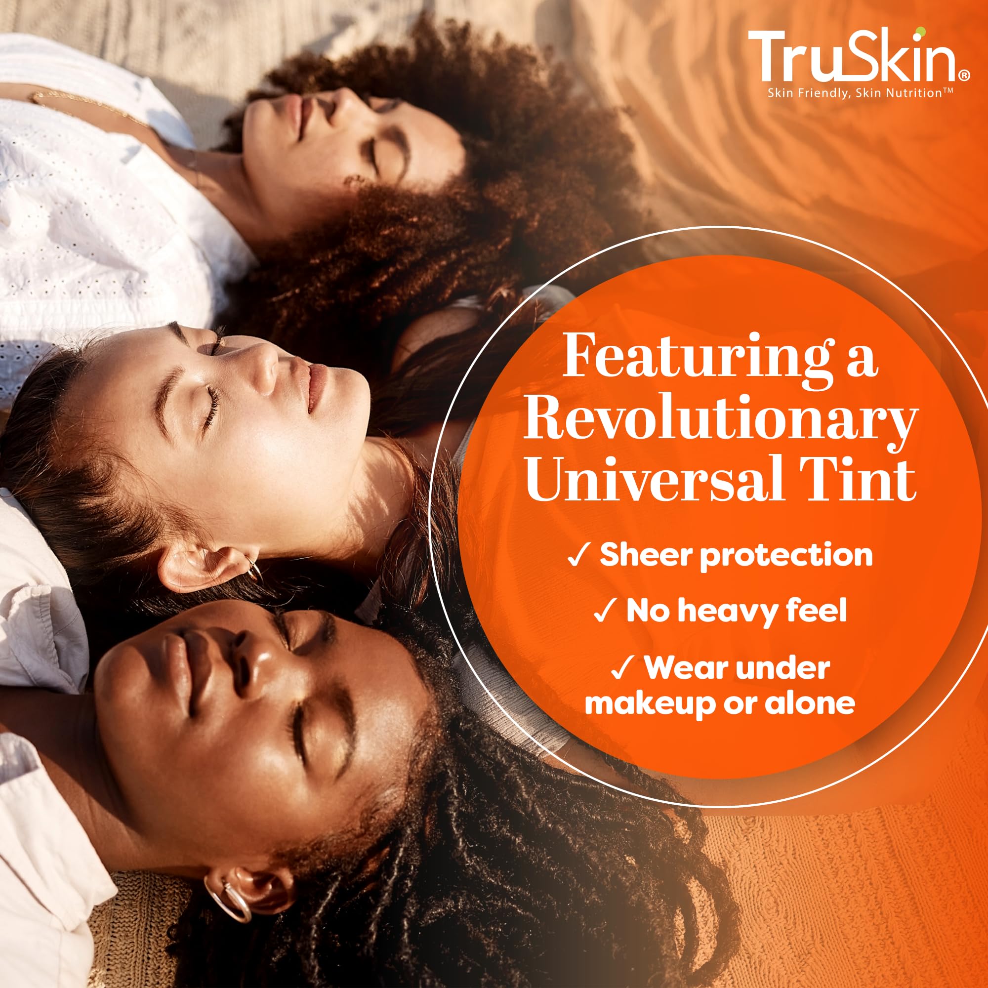 TruSkin Sunscreen Serum for Face SPF 30 – Universal Tint Mineral Sunscreen, Lightweight Finish