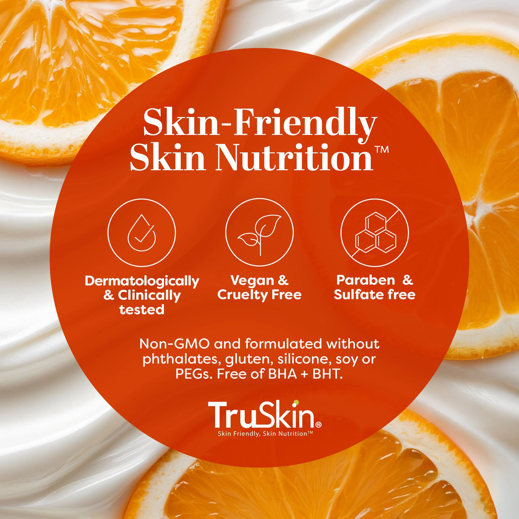 TruSkin Vitamin C Face Cream – Brightening & Hydrating Daily Moisturizer with Vitamin E, B5 & Green Tea
