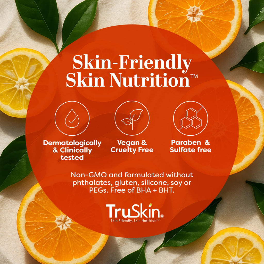 TruSkin Vitamin C Gentle Face Scrub – Brightening Exfoliator for All Skin Types | 4 Fl Oz