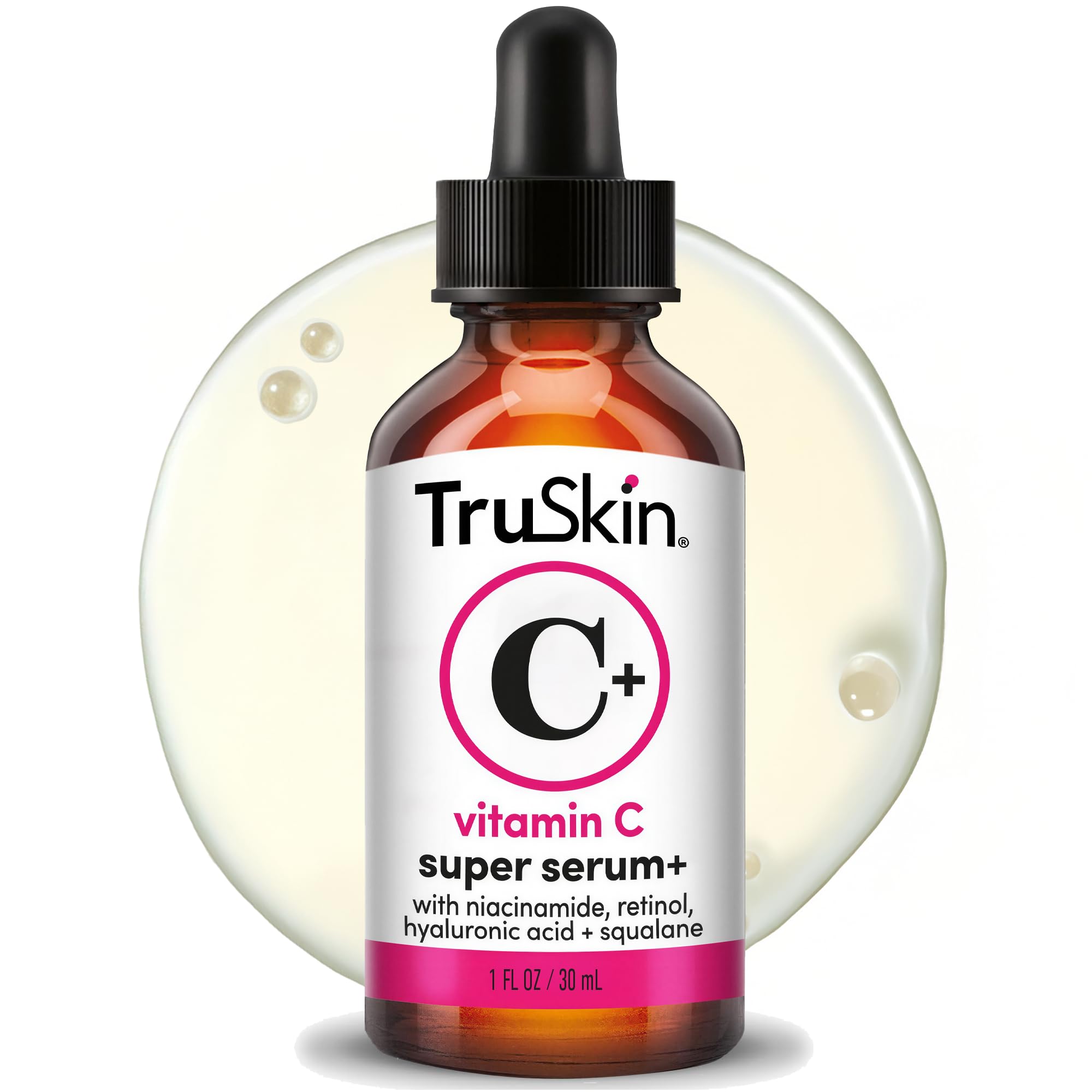 TruSkin Vitamin C Super Serum for Face – Multi-Active Anti-Aging Serum, 1 Fl Oz