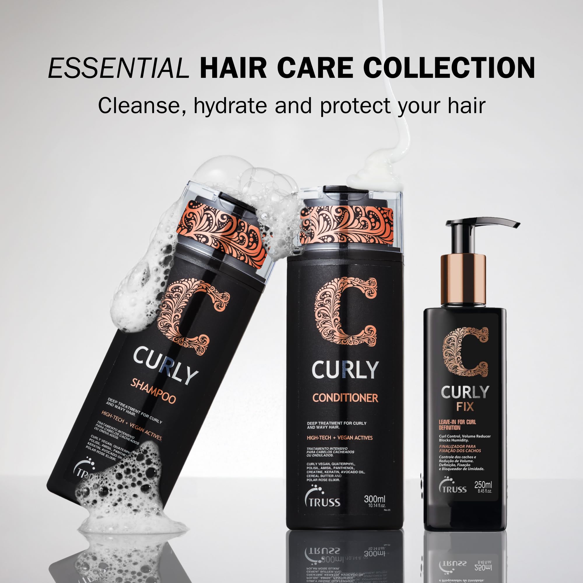 Truss Curly Fix - Leave-In Curl Defining Cream | Medium Hold, Frizz Control, All-Day Definition