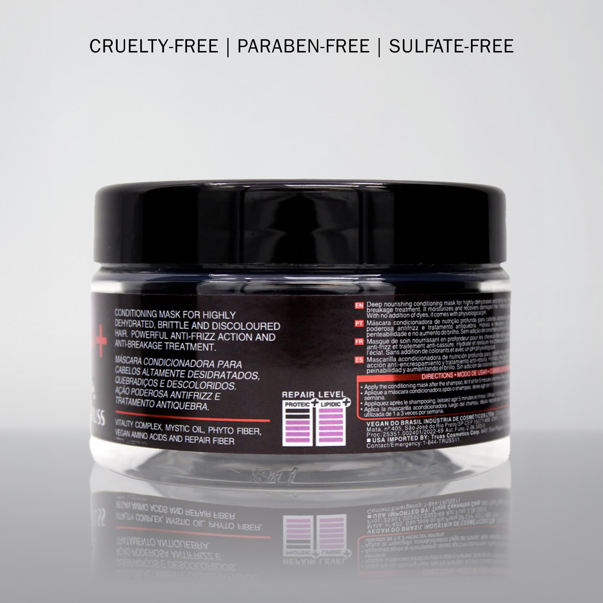 TRUSS Deluxe Prime + Mask | Deep Conditioning Hair Mask for Damaged Hair – Frizz Control & Breakage Defense