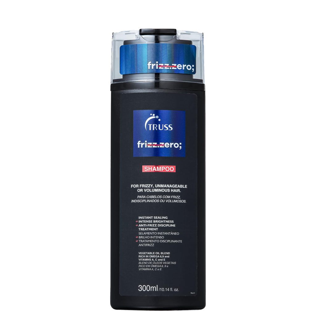 Truss Frizz Zero Shampoo – Anti-Frizz, Humidity Shield, Volume & Shine | Free of Split Ends