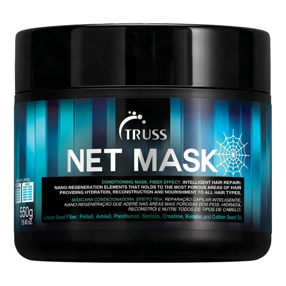 TRUSS Net Deep Conditioning Hair Mask – Nano-Regeneration for Damaged Hair (19.4 oz)