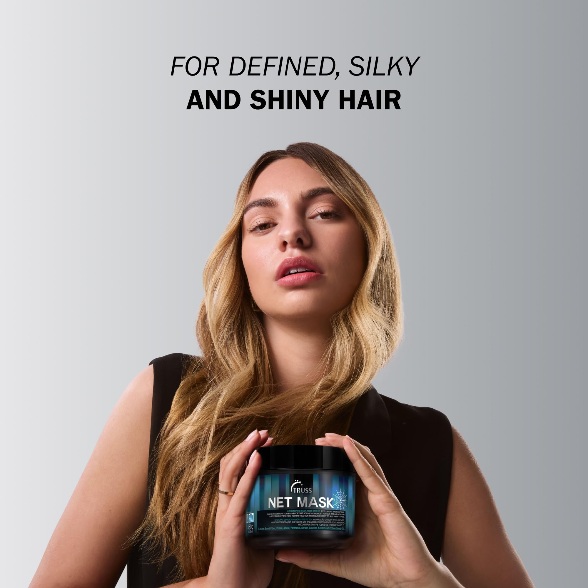 TRUSS Net Deep Conditioning Hair Mask – Nano-Regeneration for Damaged Hair (19.4 oz)