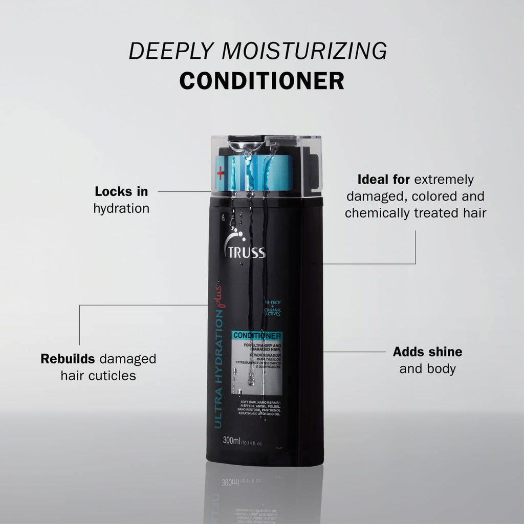 TRUSS Ultra Hydration Plus Hair Conditioner – Deep Moisture & Color Protection (10.14 oz)