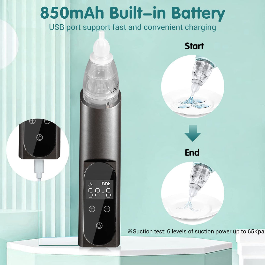 TRUSTV Ear Wax Vacuum Remover — 6-Level Suction, USB Rechargeable Ear Wax Removal Kit with Carrying Case