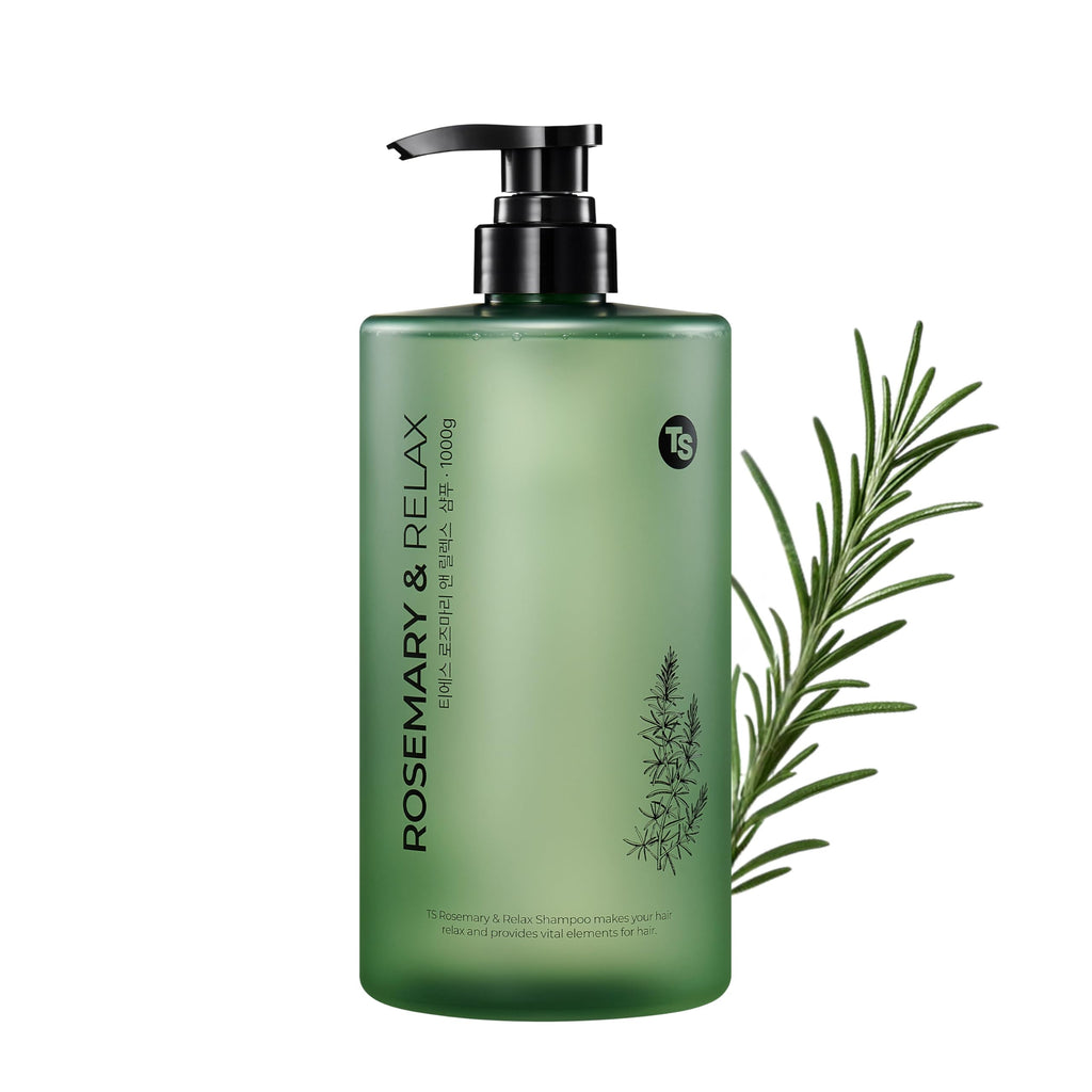 TS Rosemary & Relax Shampoo (1000g) – Hydrating & Calming, Sulfate-Free