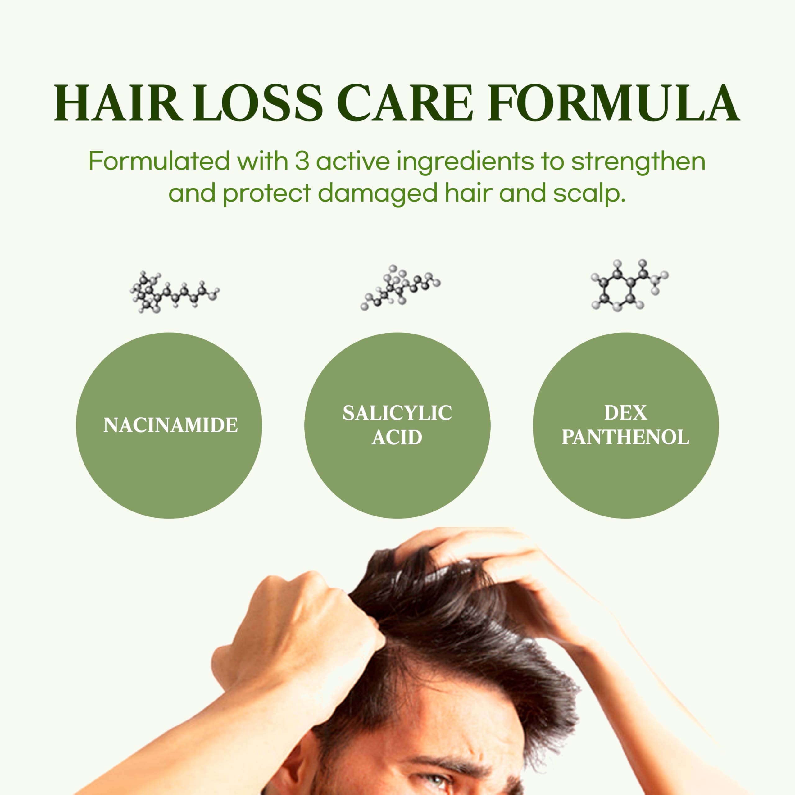 TS SHAMPOO TS Natural All New Shampoo – Sulfate-Free Korean Shampoo for Sensitive Scalp with Salicylic Acid (16.9 oz) | Dandruff & Itchy Scalp Relief