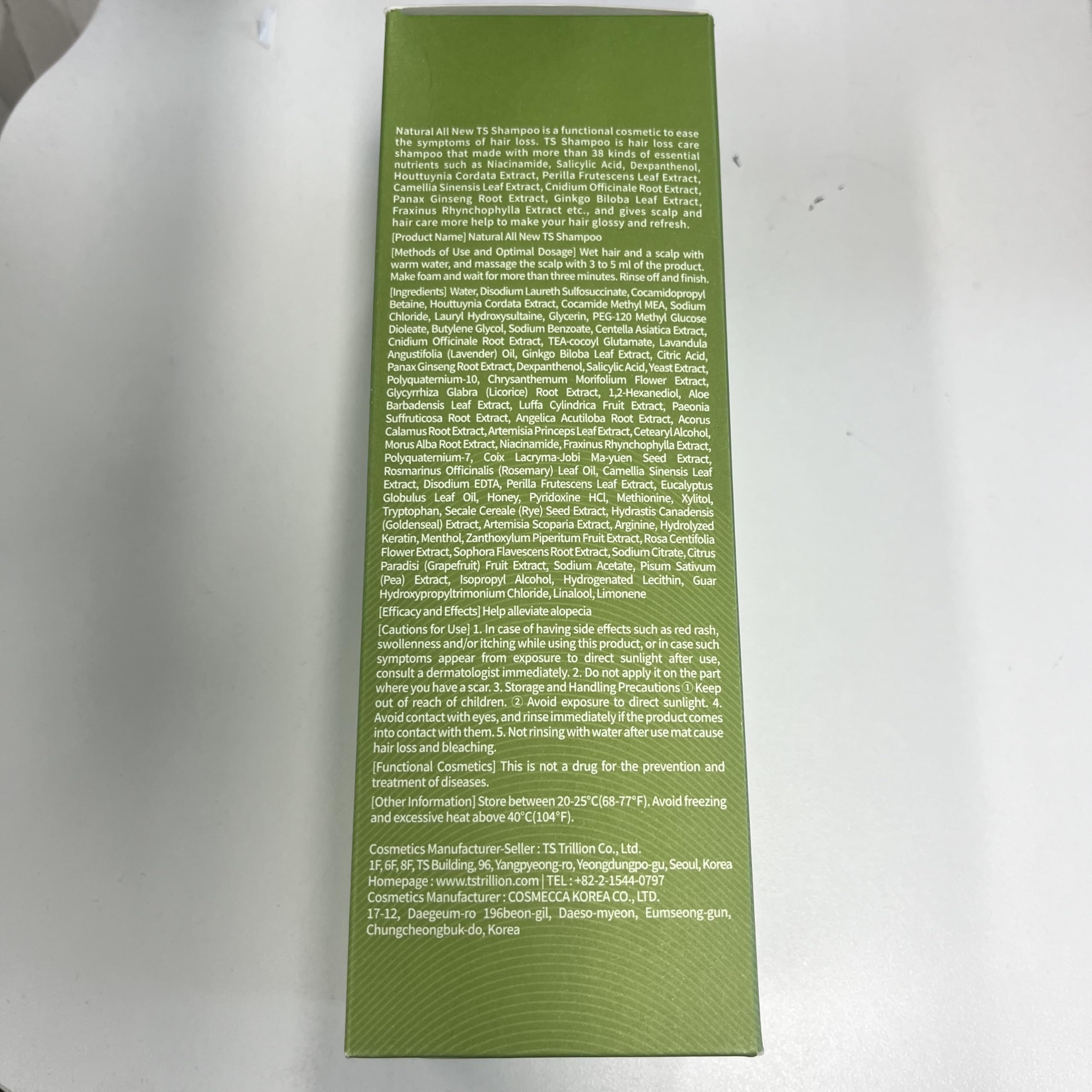TS SHAMPOO TS Natural All New Shampoo – Sulfate-Free Korean Shampoo for Sensitive Scalp with Salicylic Acid (16.9 oz) | Dandruff & Itchy Scalp Relief