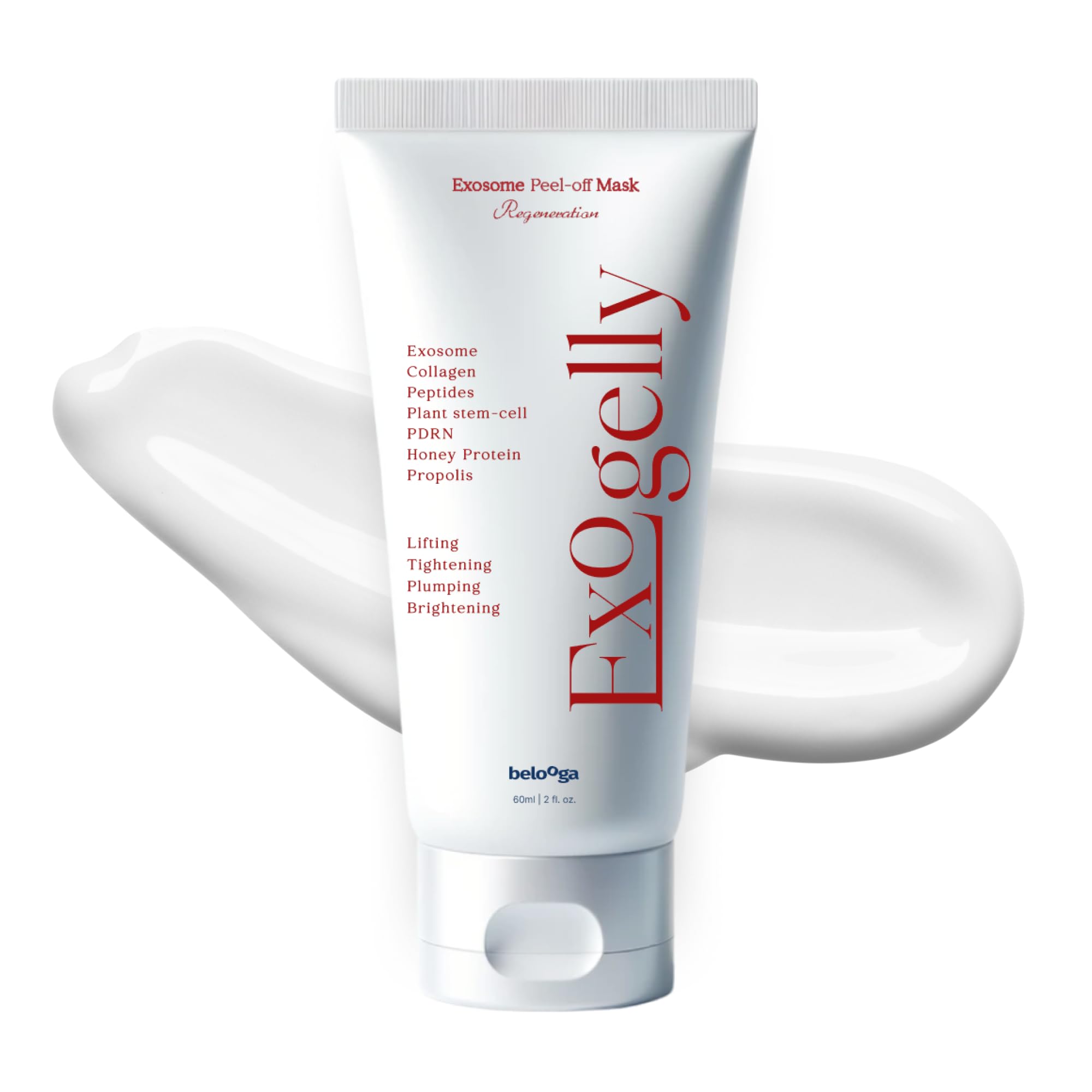TSJ Bio Exosome Exogelly Peel-Off Mask – 2.1 fl oz with 4.8B Exosomes, PDRN & Exium HR