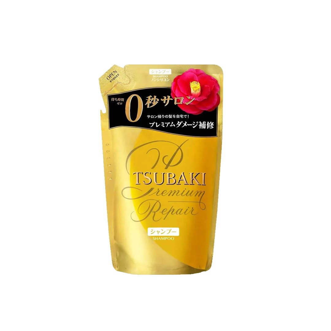 TSUBAKI Premium Repair Hair Shampoo Refill Pack 330ml – For Normal, Dry & Fine Hair