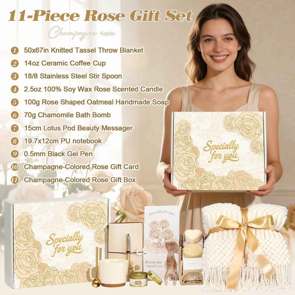 TsunNee Gifts for Women - Thoughtful Self-Care Gift Box for Birthdays & Special Occasions