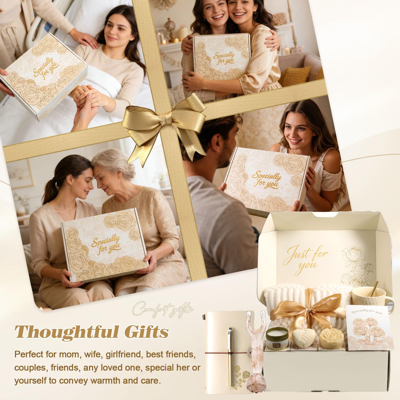 TsunNee Gifts for Women - Thoughtful Self-Care Gift Box for Birthdays & Special Occasions