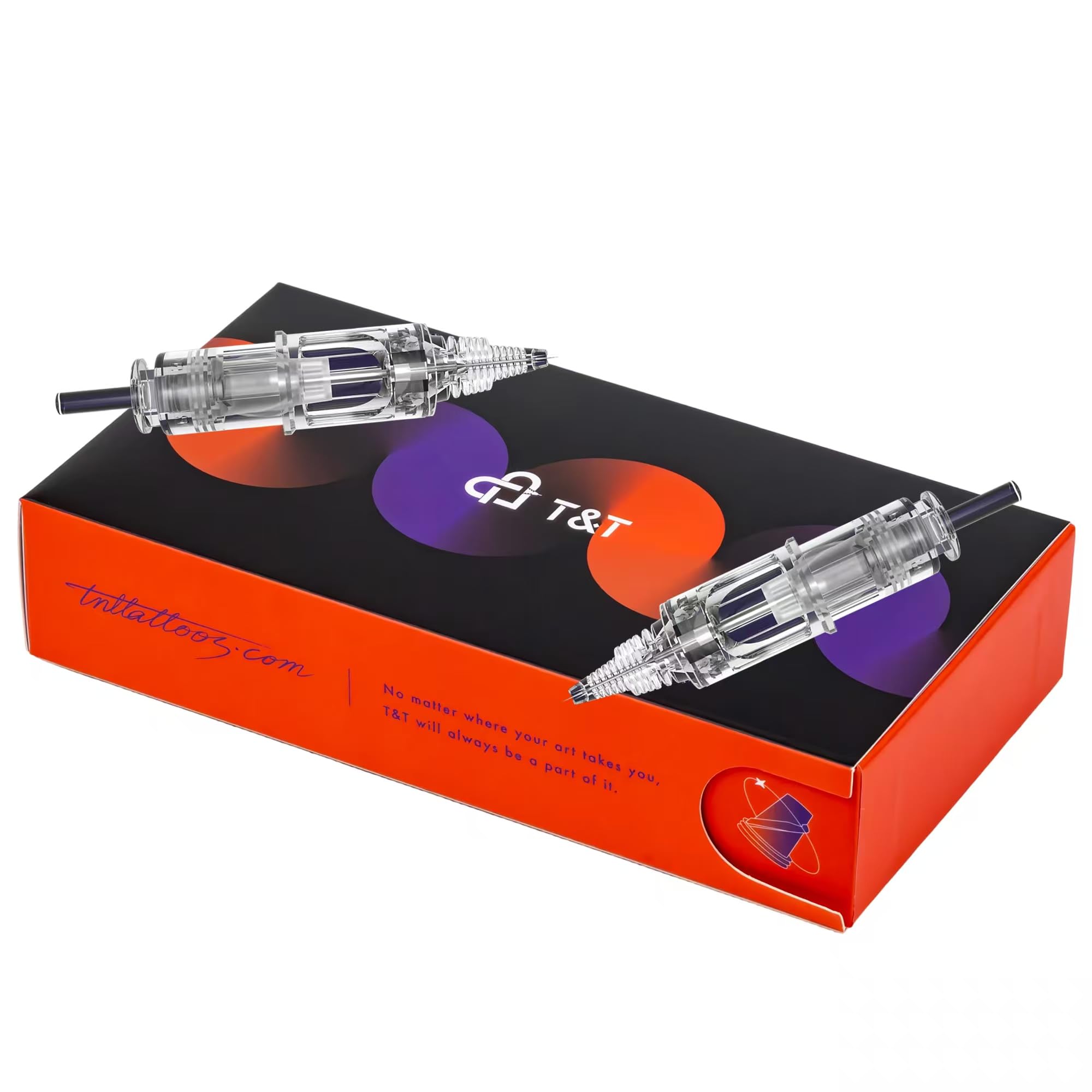 T&T AWE Tattoo Needles – Round Liner, Round Shader & Magnum Cartridges, 20PCS Box | Durable Stainless Steel, AMZ-A1005RL Compatible