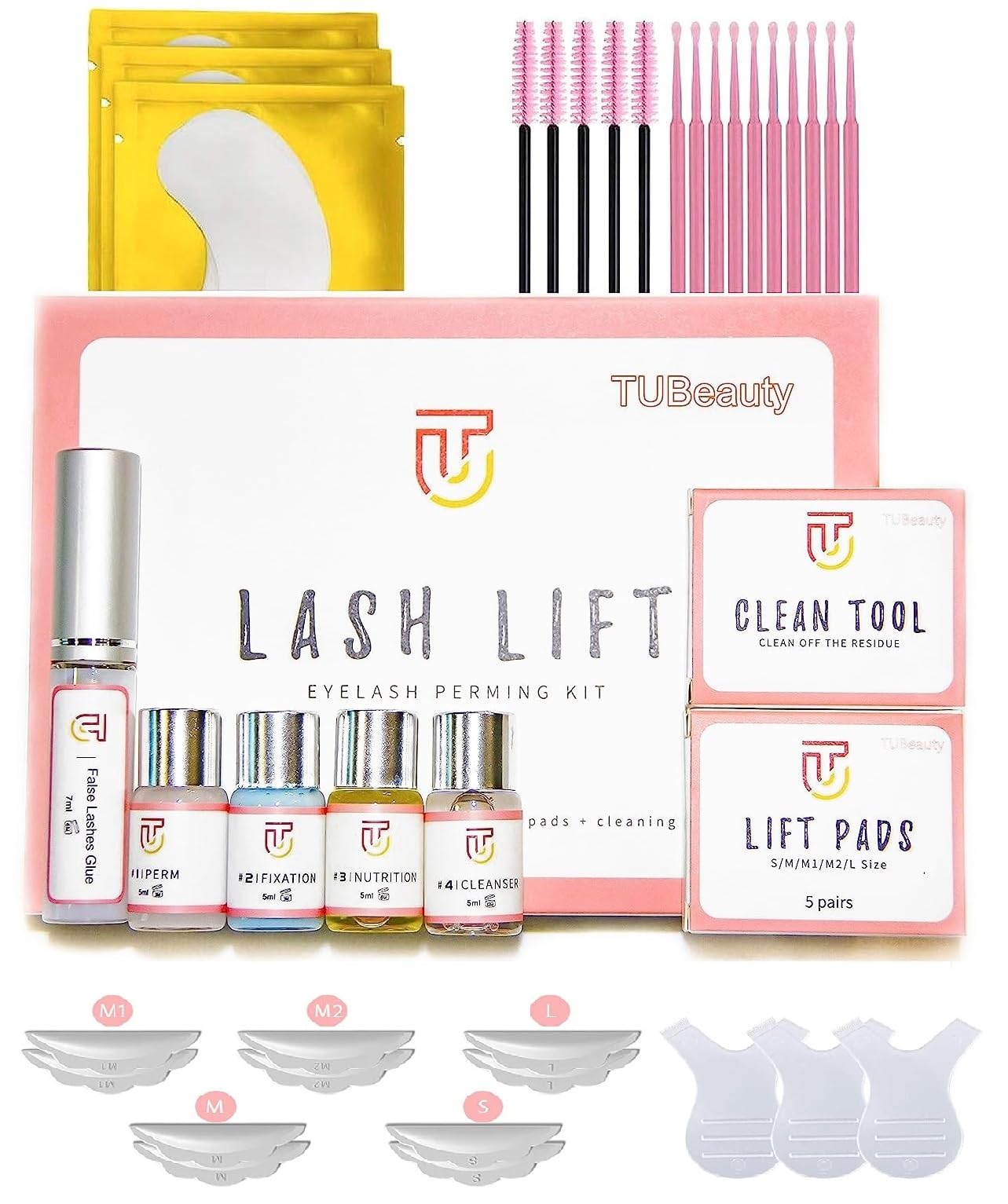 TUBeauty Lash Lift Kit – All-in-One Eyelash Perming for Professionals