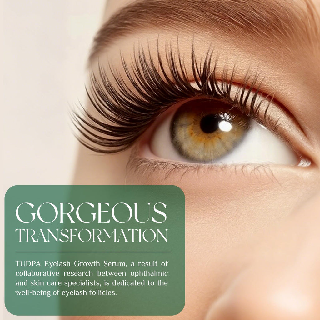 TUDPA Eyelash Growth Serum — Longer, Fuller Lashes | Vegan & Cruelty-Free