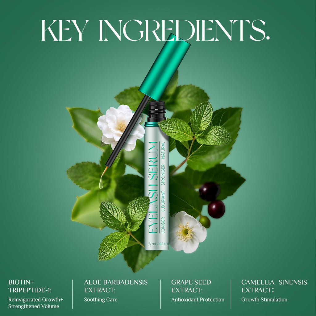 TUDPA Eyelash Growth Serum — Longer, Thicker Lashes Naturally | Vegan & Cruty-Free