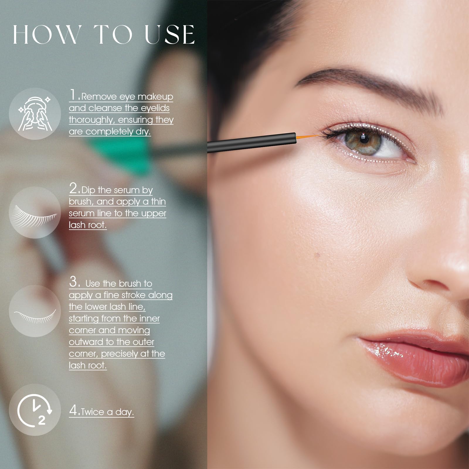 TUDPA Eyelash Growth Serum — Longer, Thicker Lashes Naturally | Vegan & Cruty-Free
