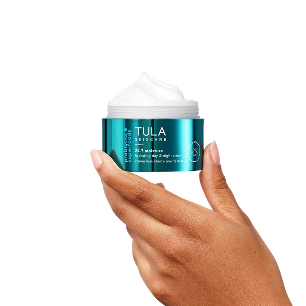 TULA Chrome Hydrating Day & Night Cream – 24-7 Anti-Aging Moisturizer with Watermelon & Blueberry Extract, 1.5 oz