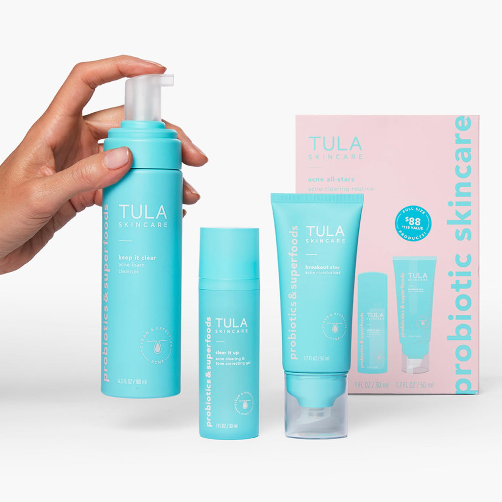 TULA Acne Heroes Level 3: 3-Piece Acne Clearing Routine