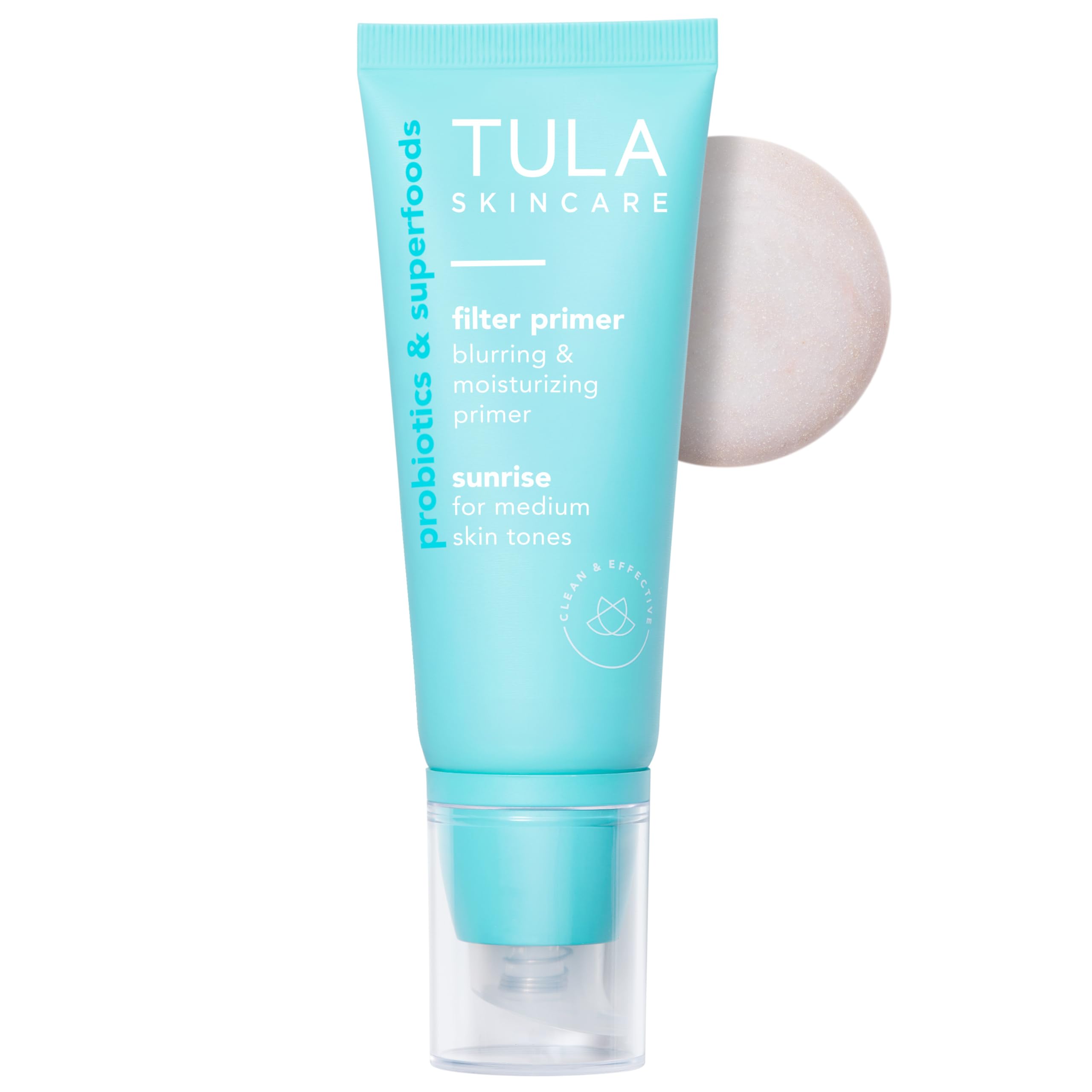 TULA Supersize Sunrise Face Filter Primer – Blurring, Hydrating & Even Tone | 2.02 fl oz