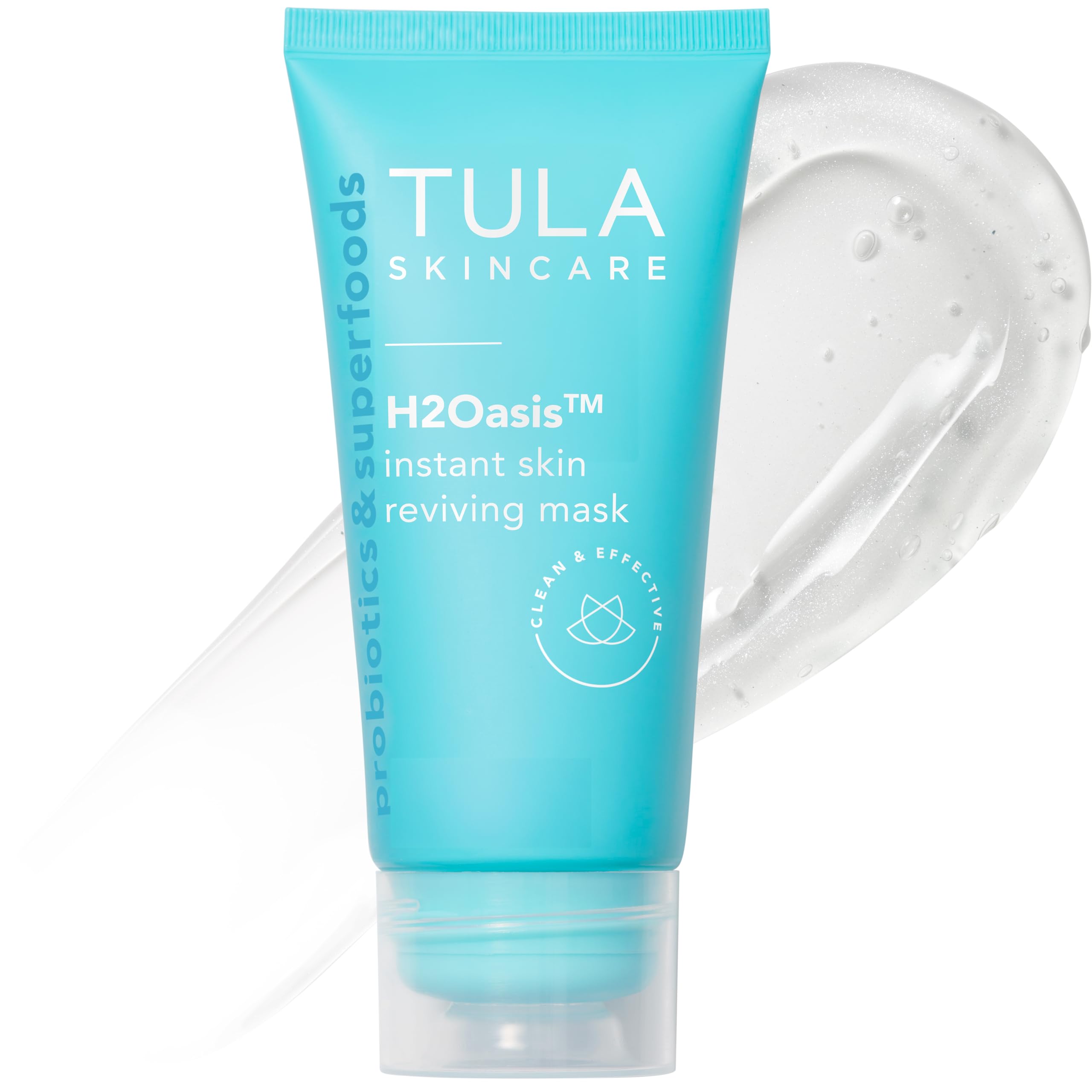 TULA H2Oasis Instant Skin Reviving Mask – Hydrating Face Mask with Resurrection Plant & Desert Lime (2.7 Fl Oz)