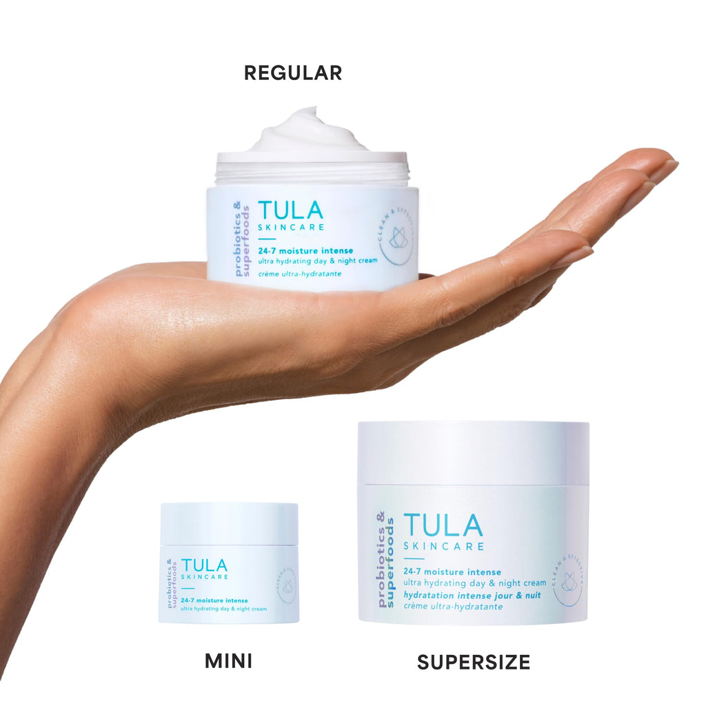 TULA 24-7 Moisture Intense Day & Night Cream — Travel Size, Ultra Hydration for Face