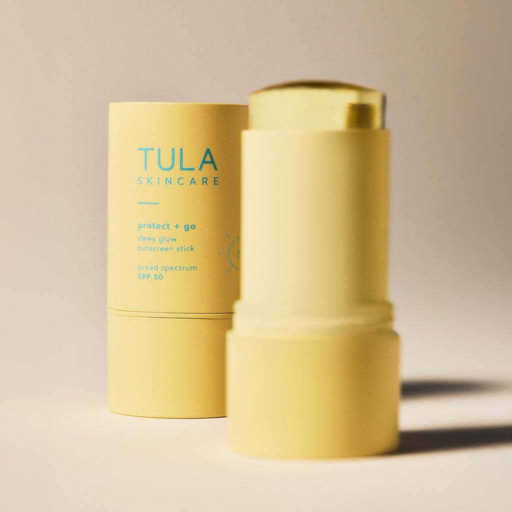 TULA Protect + Glow Daily Sunscreen Stick SPF 30 – Non-Greasy, Reef-Safe, 3.38 oz