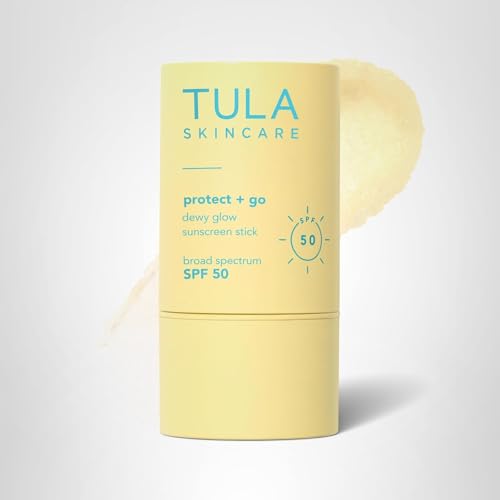 TULA Protect + Glow Daily Sunscreen Stick SPF 30 – Non-Greasy, Reef-Safe, 3.38 oz