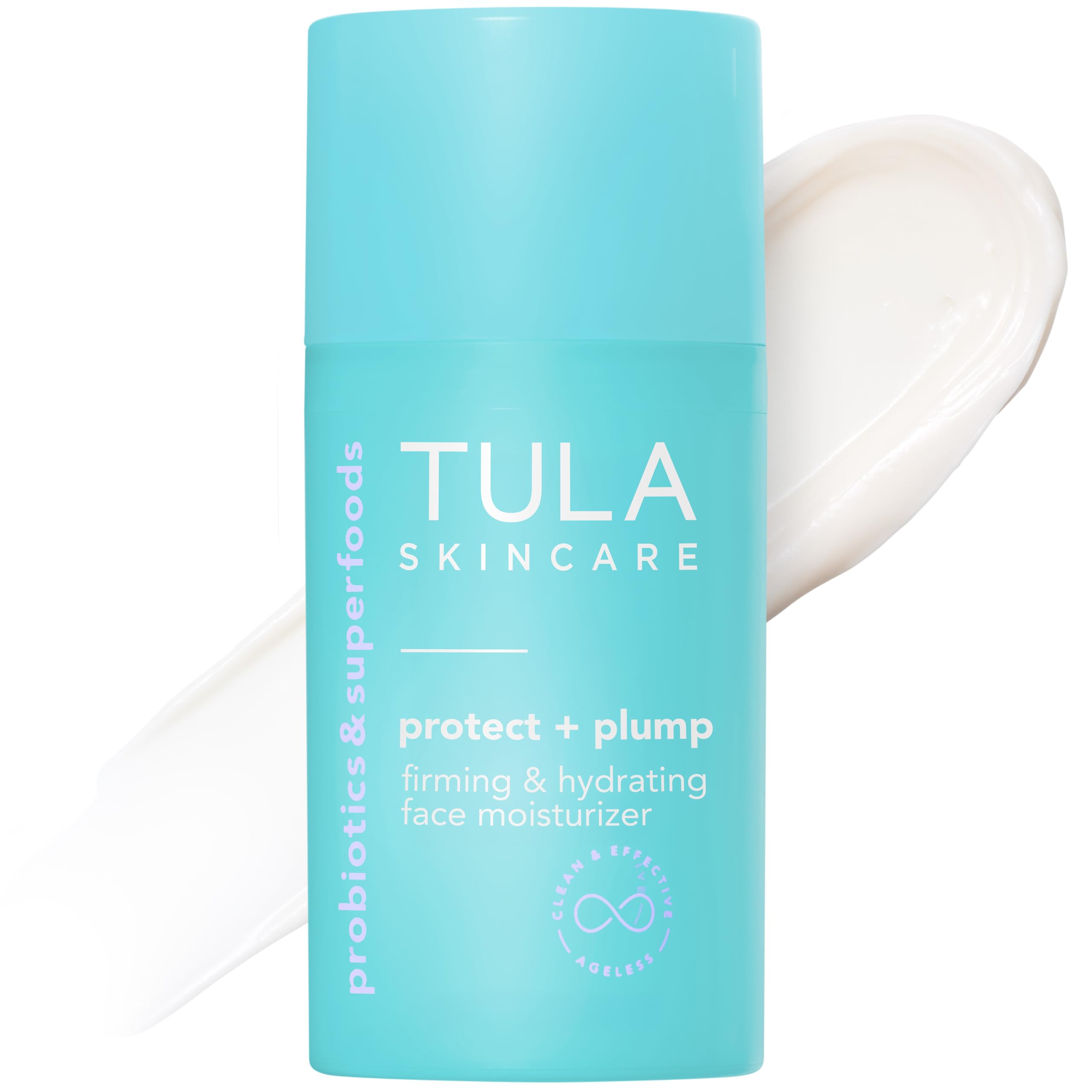 TULA Protect + Plump Firming & Hydrating Face Moisturizer – Daily Ageless Moisturizer (1.6 oz)