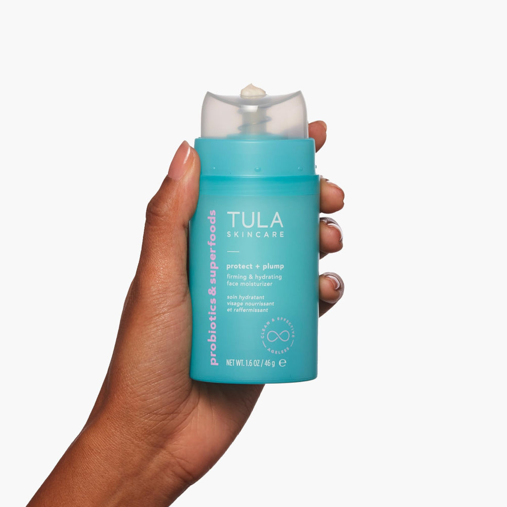 TULA Protect + Plump Firming & Hydrating Face Moisturizer – Daily Ageless Moisturizer (1.6 oz)
