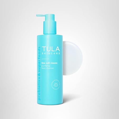 TULA Cult Classic Purifying Face Cleanser – Gentle Hydrating Gel Cleanser (11.8 oz)