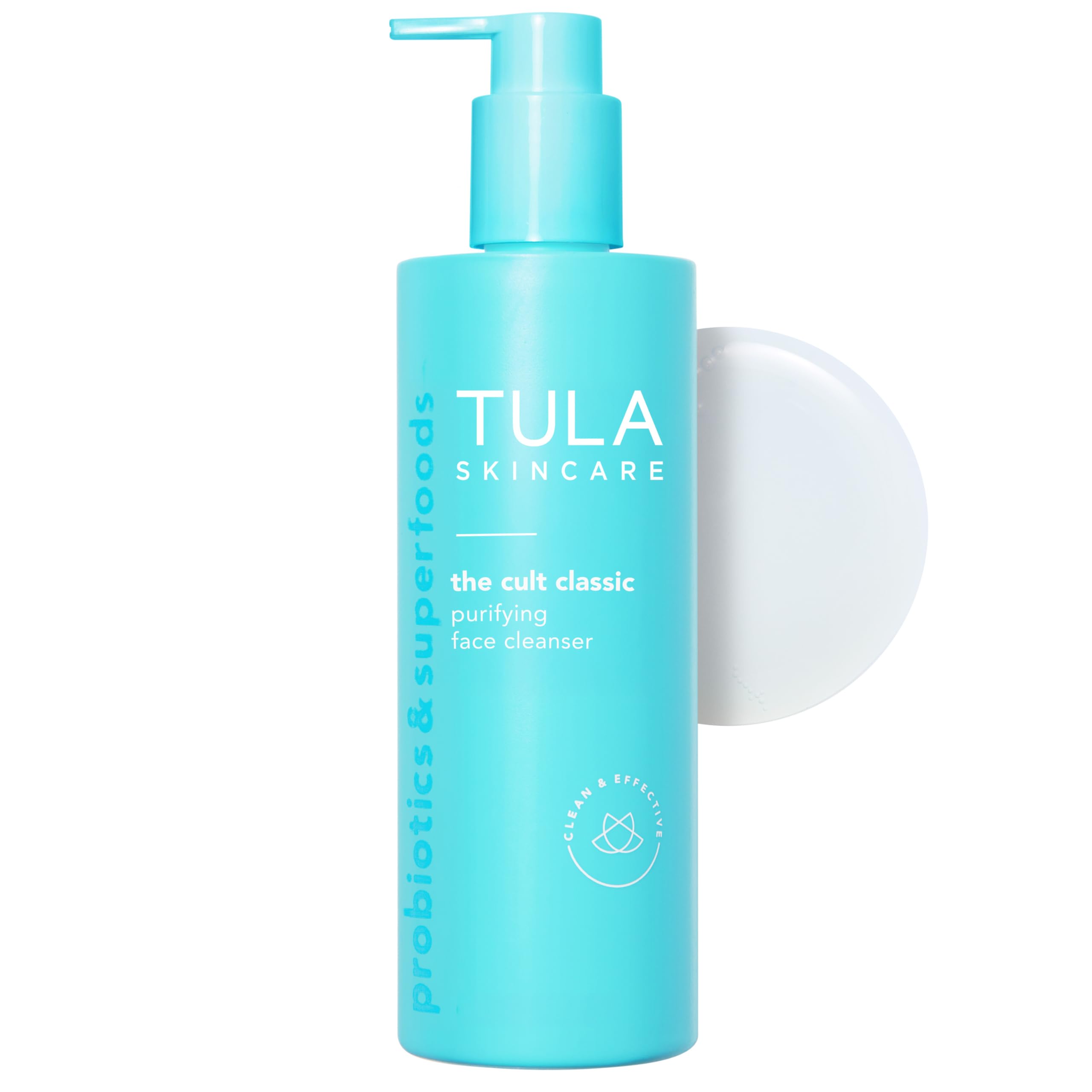 TULA Cult Classic Purifying Face Cleanser – Gentle Hydrating Gel Cleanser (11.8 oz)