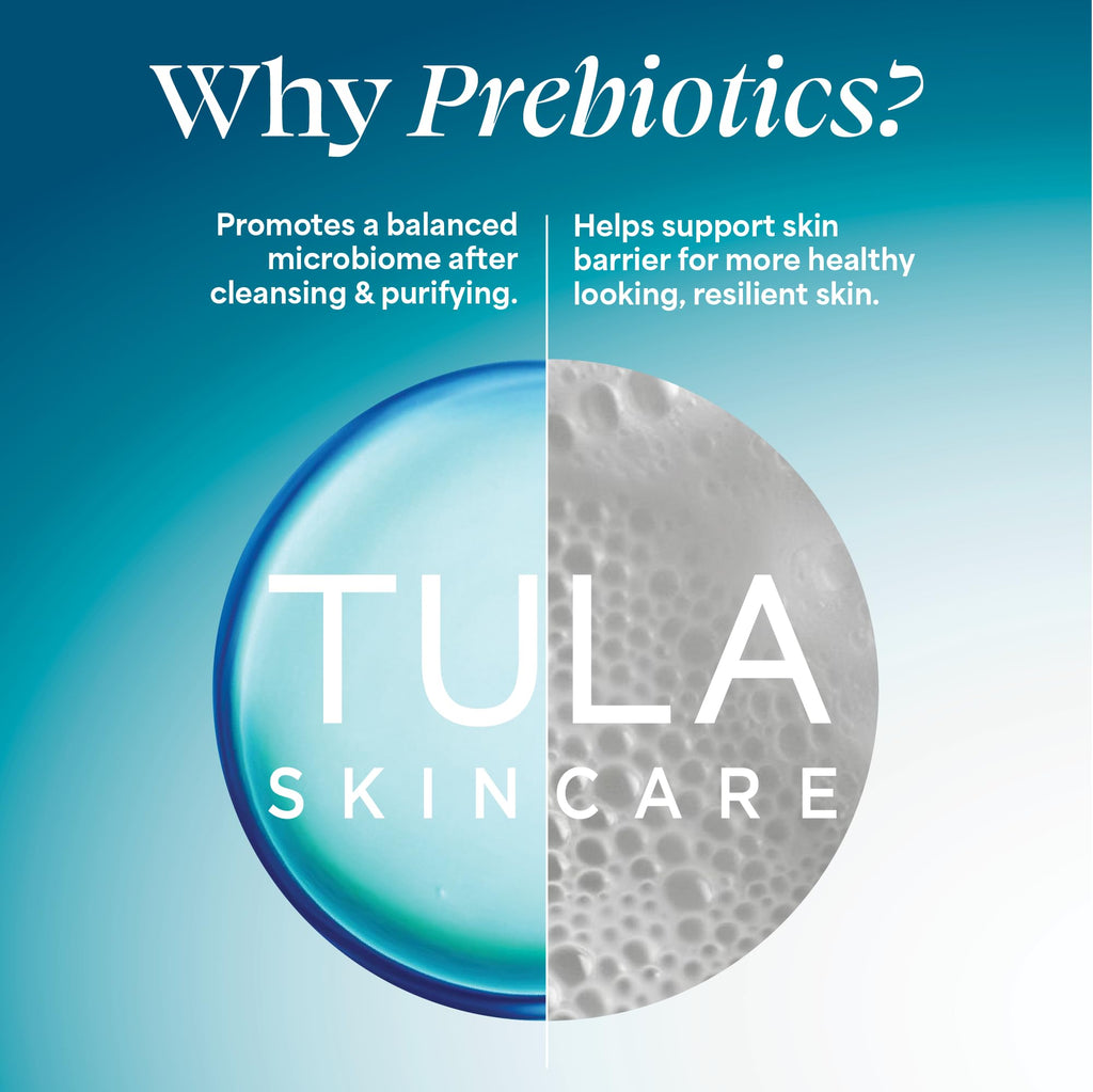 TULA Purifying Face Cleanser – Gentle Gel Cleanser, Makeup Remover, Hydrating (4.2 oz)
