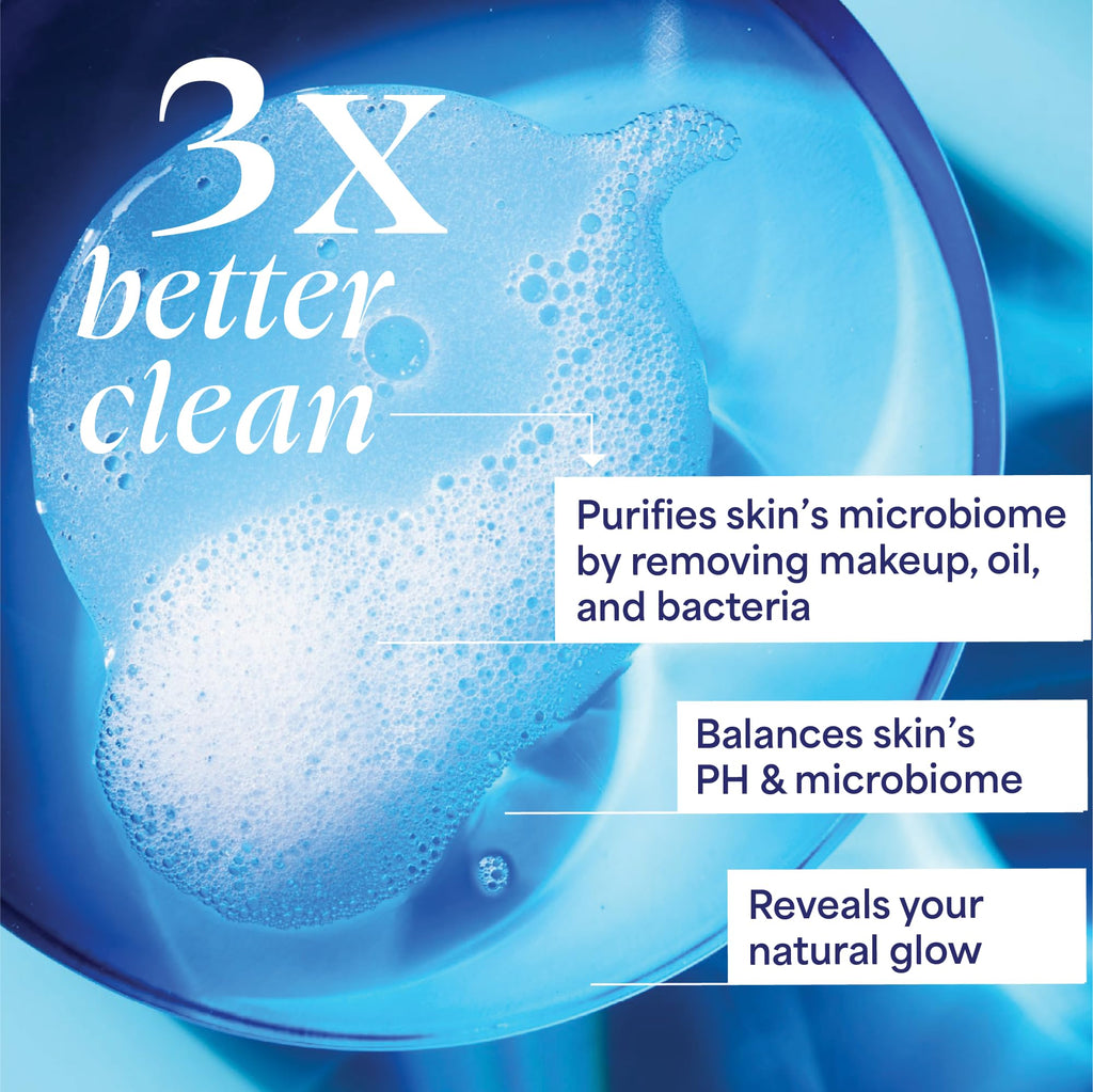 TULA Purifying Face Cleanser – Gentle Gel Cleanser, Makeup Remover, Hydrating (4.2 oz)