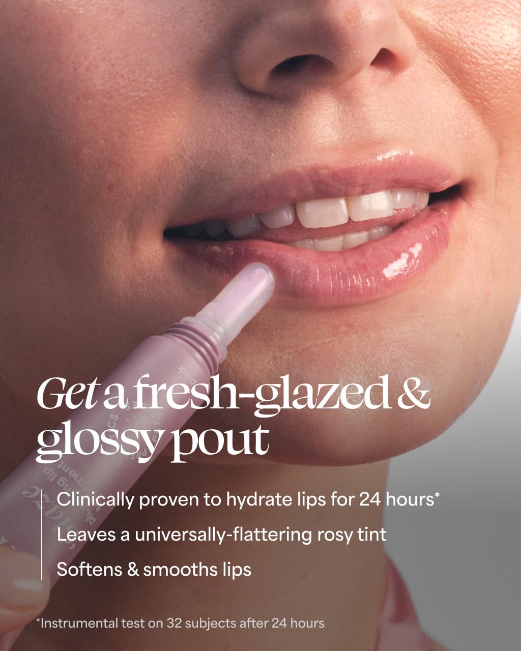 TULA Rose Glow + Get It Lip Balm — Hydrating Peptide Lip Treatment