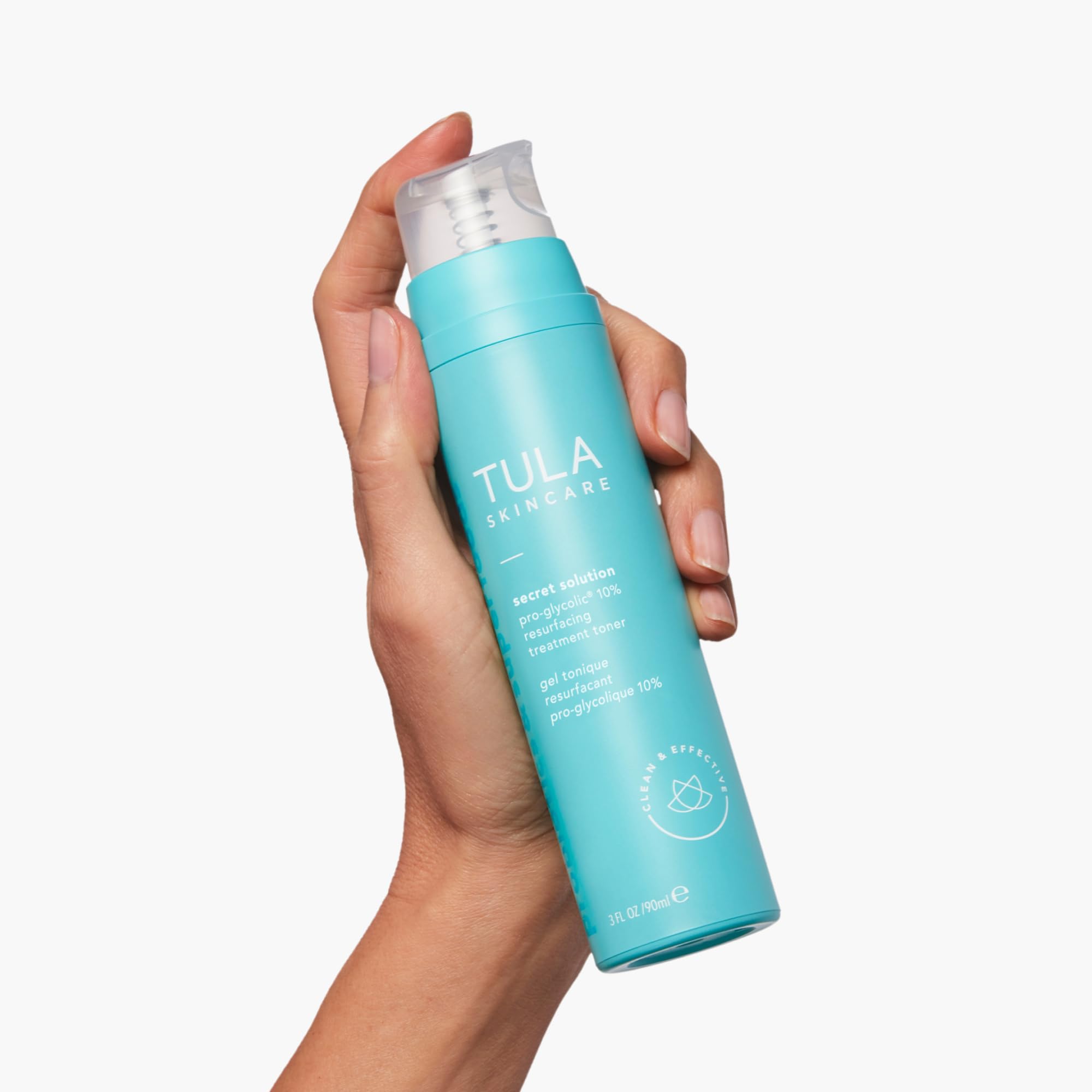 TULA Secret Solution Pro-Glycolic Toner 10% – Probiotics + Glycolic, 2.7 oz
