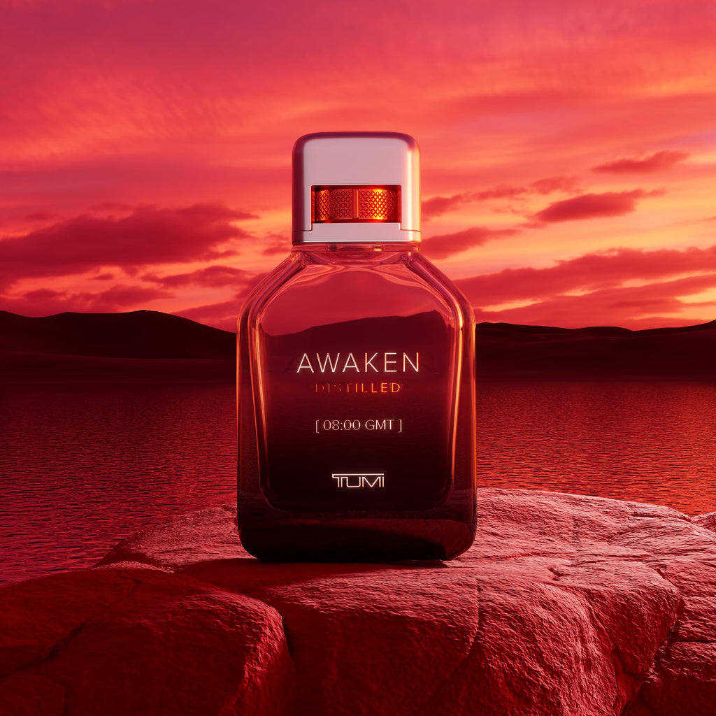 TUMI AWAKEN DISTILLED [08:00 GMT] Extrait De Parfum for Men – Woody, Long-Lasting Cologne