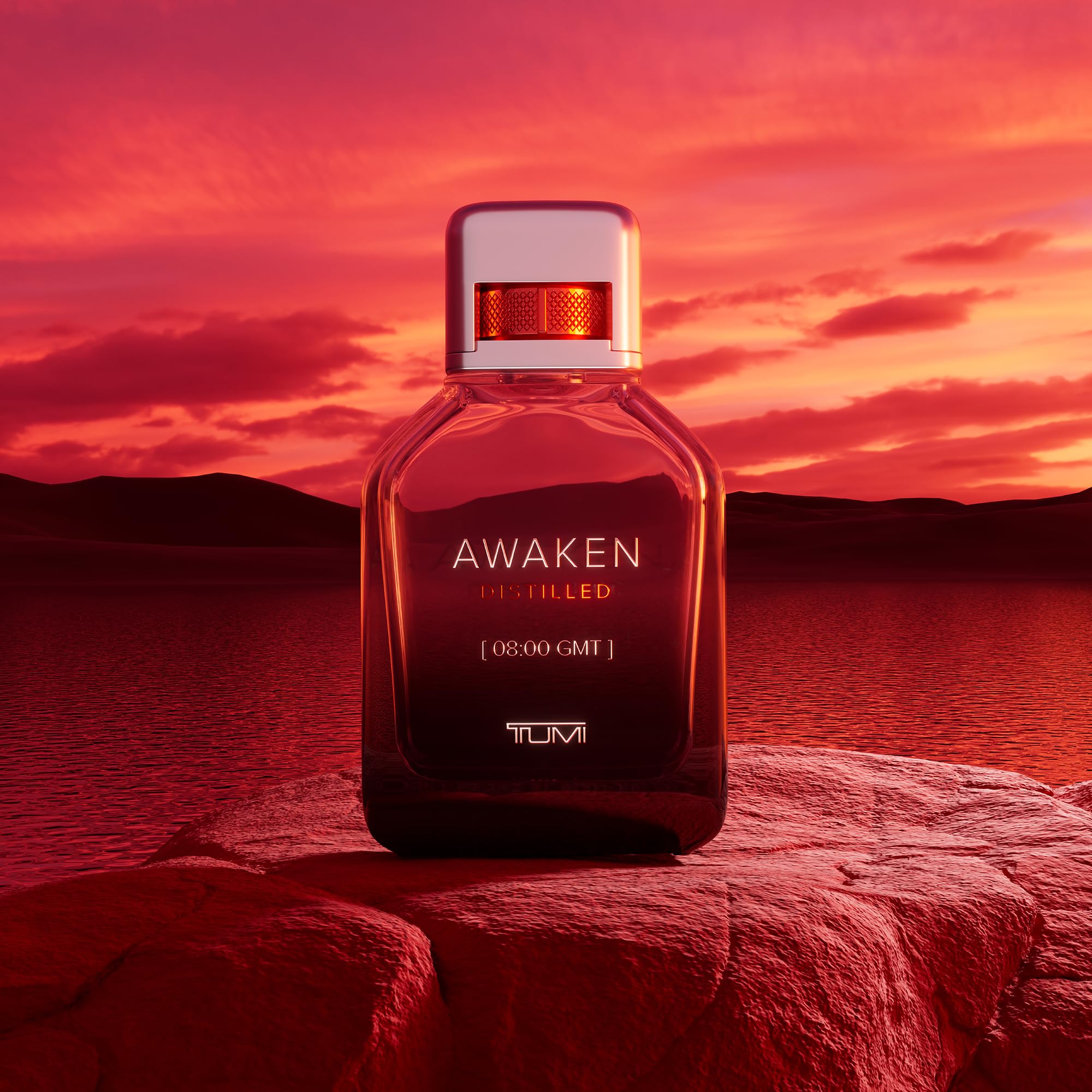 TUMI AWAKEN DISTILLED [08:00 GMT] Extrait De Parfum for Men – Woody, Long-Lasting Cologne