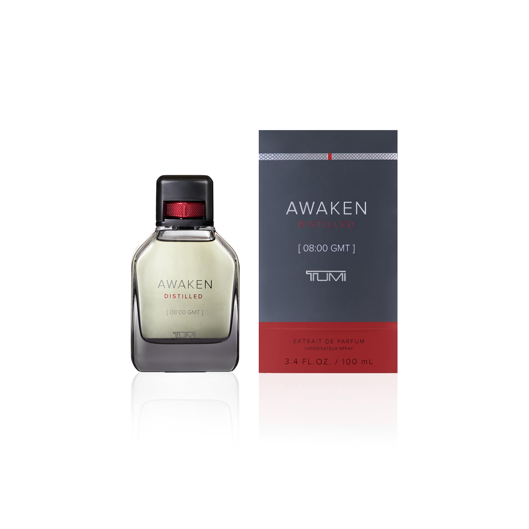 TUMI AWAKEN DISTILLED [08:00 GMT] Extrait De Parfum for Men – Woody, Long-Lasting Cologne
