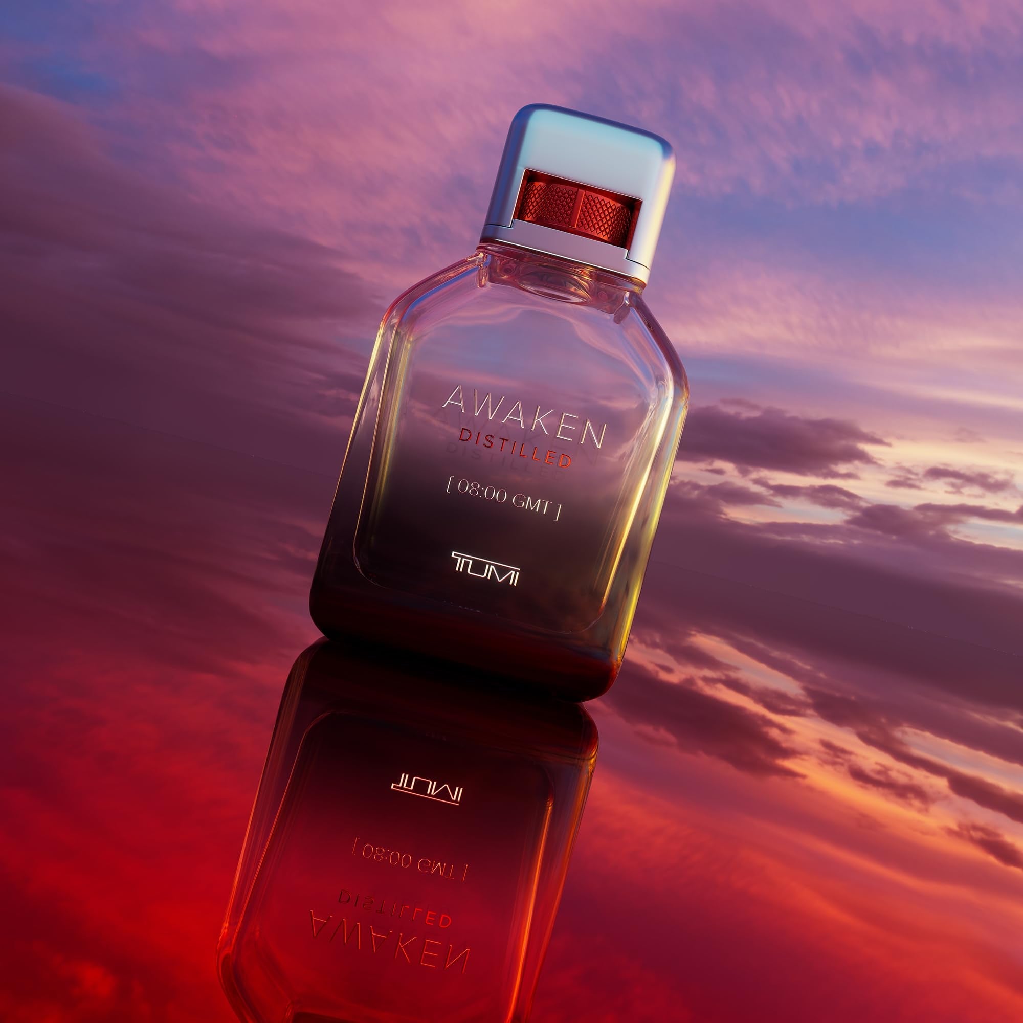 TUMI AWAKEN DISTILLED [08:00 GMT] Extrait De Parfum for Men – Woody, Long-Lasting Cologne