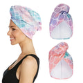 Turbie Twist 2-Pack Mermaid Microfiber Hair Towel Wrap – Fast Dry, Travel-Ready