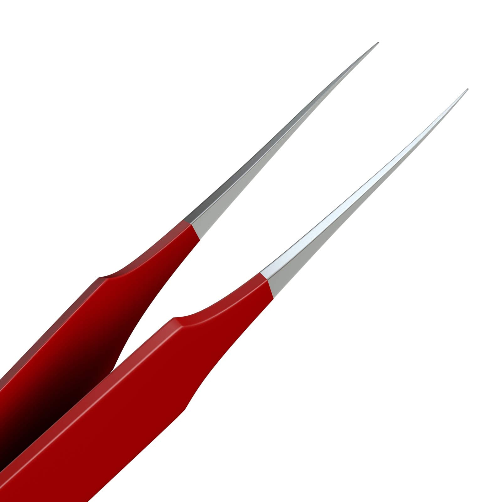 Tweezees Ingrown Hair Tweezers – Pointed Tip, Red, 2 Pack | Surgical-Grade Stainless Steel